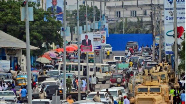 تدابیر امنیتی در موگادیشو در روز برگزاری انتخابات ریاست جمهوری
